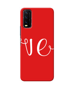 Love two Vivo Y20/Y20i Back Cover