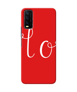 Love one Vivo Y20/Y20i Back Cover