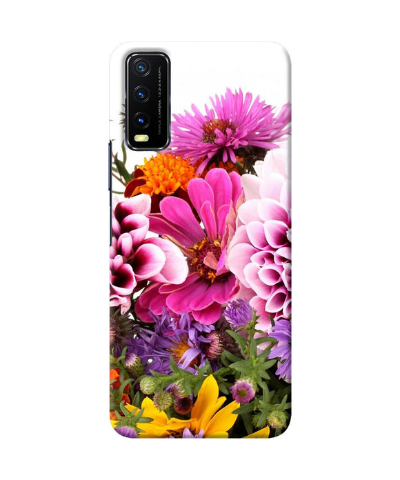 Natural flowers Vivo Y20/Y20i Back Cover