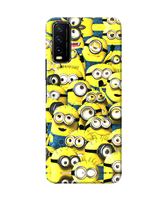 Minions mini crowd Vivo Y20/Y20i Back Cover