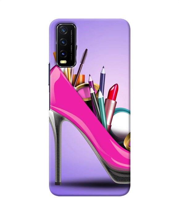 Makeup heel shoe Vivo Y20/Y20i Back Cover