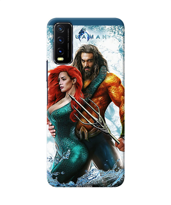 Aquaman couple water Vivo Y20/Y20i Back Cover