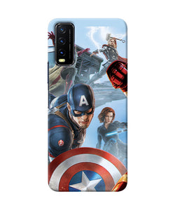 Avengers on the sky Vivo Y20/Y20i Back Cover