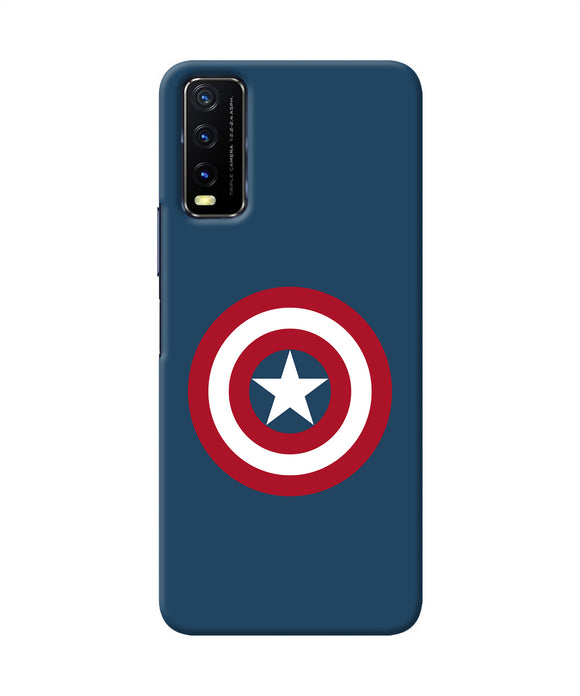 Captain america logo Vivo Y20/Y20i Back Cover