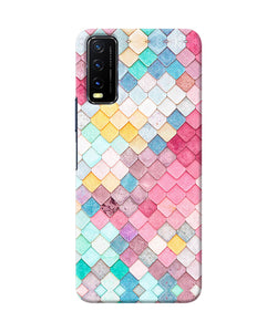 Colorful fish skin Vivo Y20/Y20i Back Cover