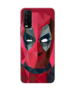 Abstract deadpool full mask Vivo Y20/Y20i Back Cover