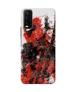 Deadpool rugh sketch Vivo Y20/Y20i Back Cover