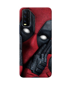 Thinking deadpool Vivo Y20/Y20i Back Cover