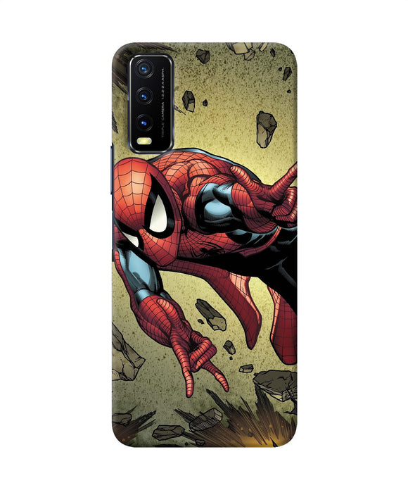 Spiderman on sky Vivo Y20/Y20i Back Cover