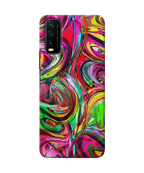 Abstract colorful ink Vivo Y20/Y20i Back Cover