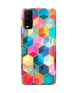 Abstract color box Vivo Y20/Y20i Back Cover