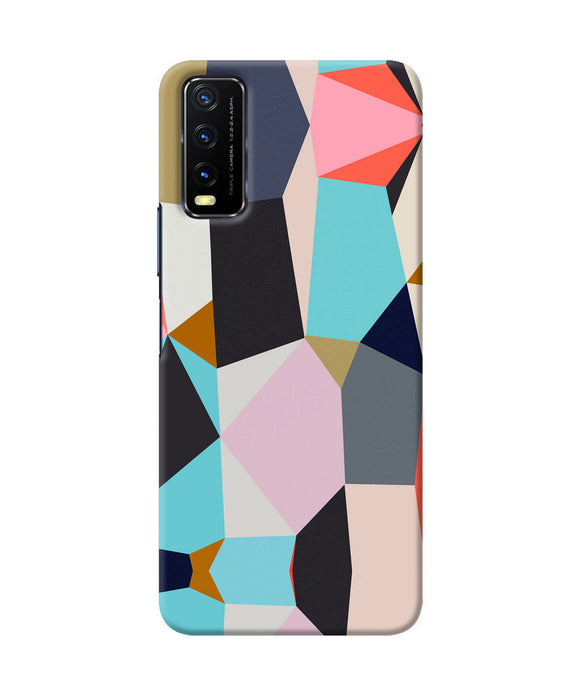 Abstract colorful shapes Vivo Y20/Y20i Back Cover