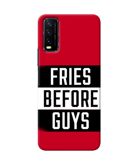 Fries before guys quote Vivo Y20/Y20i Back Cover