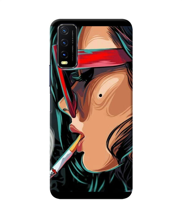 Smoking girl Vivo Y20/Y20i Back Cover