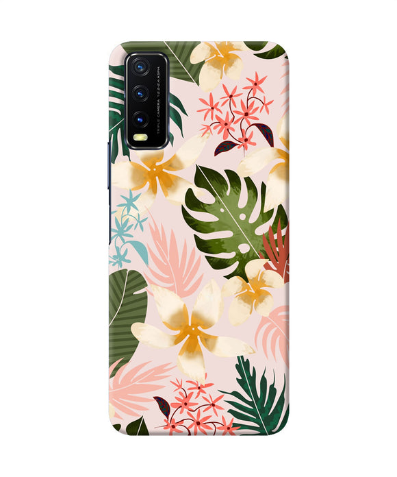 Leaf print Vivo Y20/Y20i Back Cover