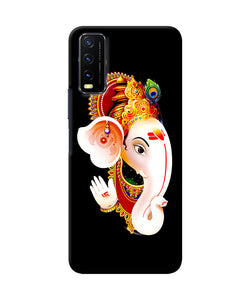 Lord ganesh face Vivo Y20/Y20i Back Cover