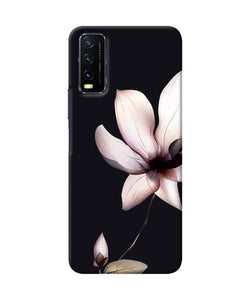 Flower white Vivo Y20/Y20i Back Cover