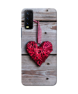 Lace heart Vivo Y20/Y20i Back Cover