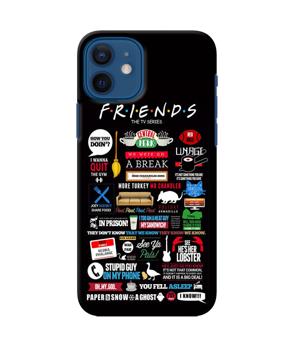 Friends Iphone 12 Back Cover