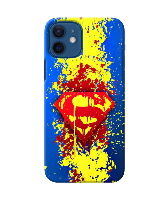Superman Logo Iphone 12 Back Cover