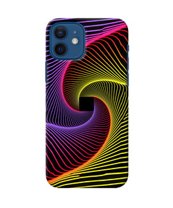 Colorful Strings iPhone 12 Back Cover