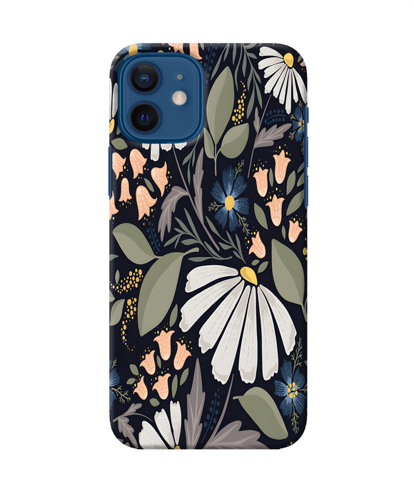 Flowers Art iPhone 12 Back Cover