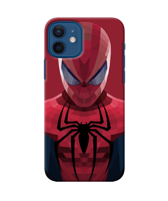 Spiderman Art Iphone 12 Real 4D Back Cover