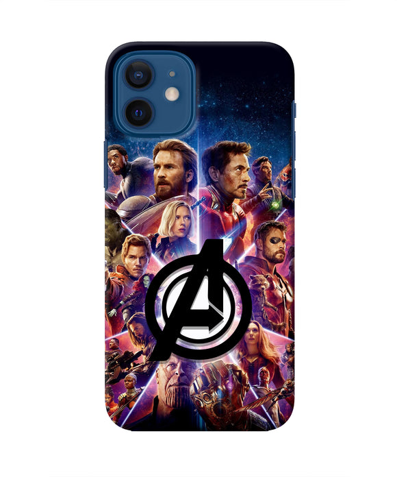 Avengers Superheroes Iphone 12 Real 4D Back Cover