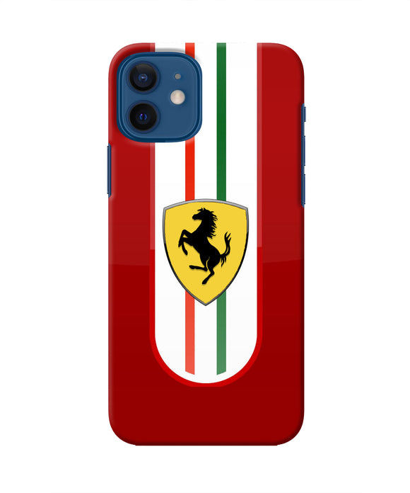 Ferrari Art Iphone 12 Real 4D Back Cover