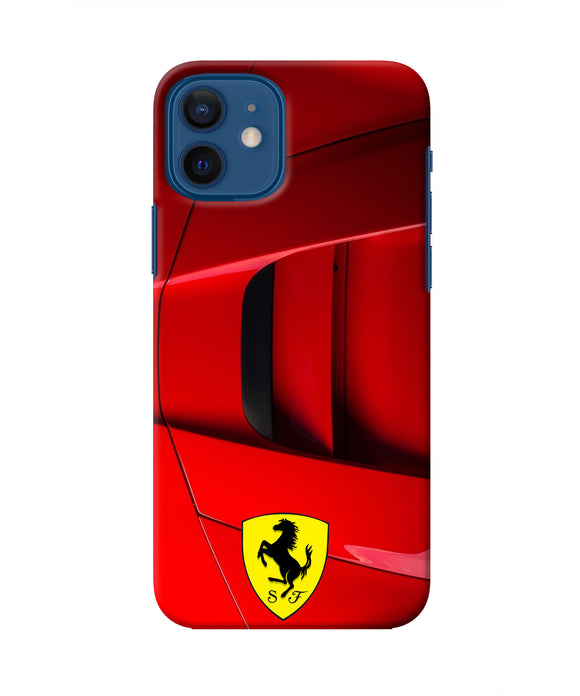 Ferrari Car Iphone 12 Real 4D Back Cover