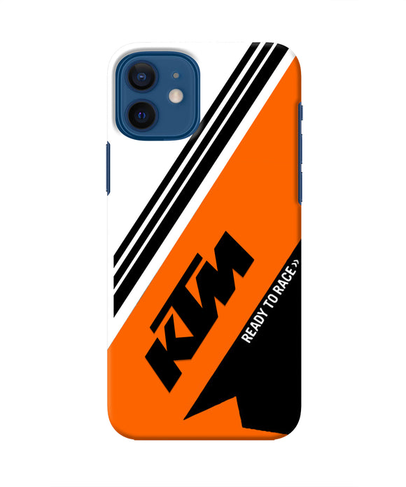 KTM Abstract Iphone 12 Real 4D Back Cover