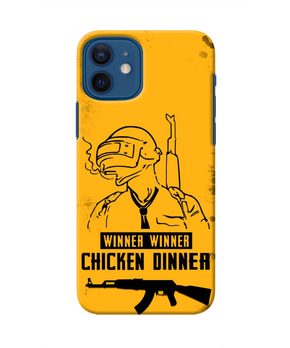 PUBG Chicken Dinner Iphone 12 Real 4D Back Cover