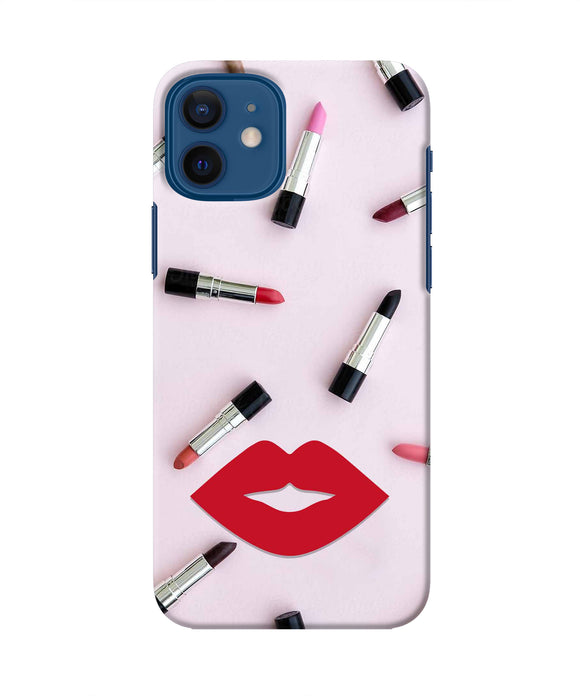 Lips Lipstick Shades Iphone 12 Real 4D Back Cover