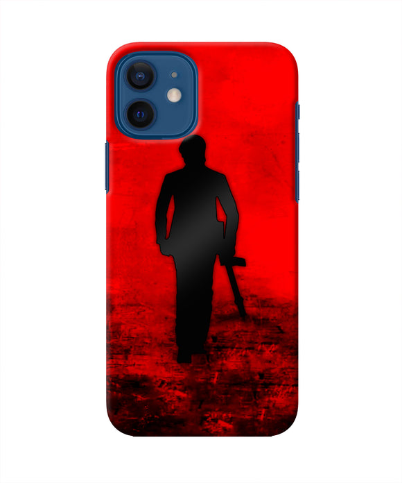 Rocky Bhai with Gun iPhone 12 Real 4D Back Cover