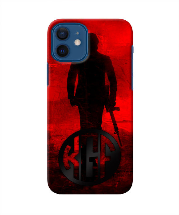 Rocky Bhai K G F Chapter 2 Logo iPhone 12 Real 4D Back Cover