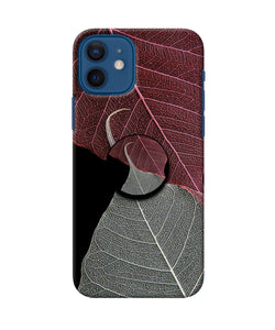 Leaf Pattern Iphone 12 Pop Case