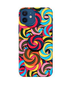 Spiral Pattern Iphone 12 Pop Case