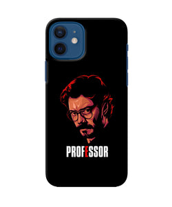 Money Heist Professor Sketch iPhone 12 Back Cover