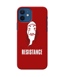 Money Heist Resistance Quote iPhone 12 Back Cover