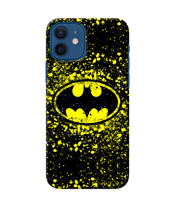 Batman Last Knight Print Yellow Iphone 12 Back Cover