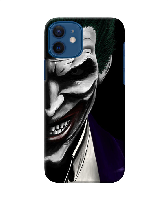 The Joker Black Iphone 12 Back Cover