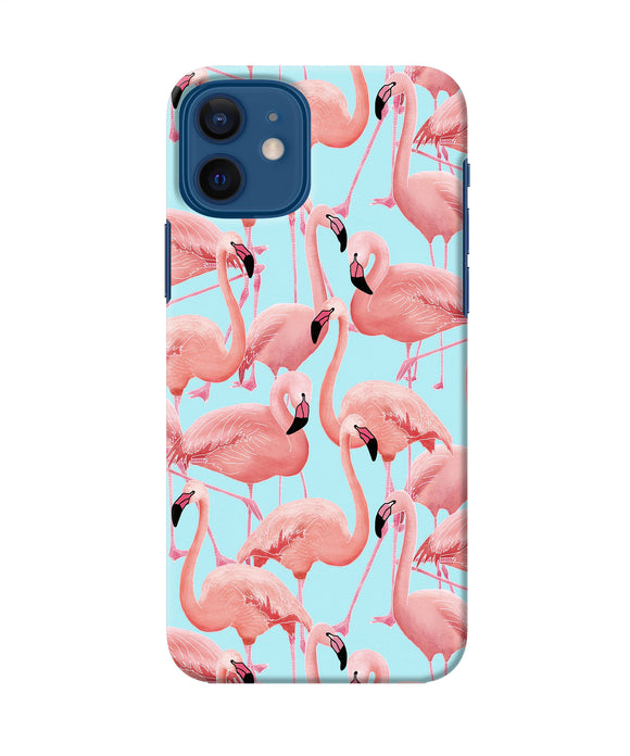 Abstract Sheer Bird Print Iphone 12 Back Cover