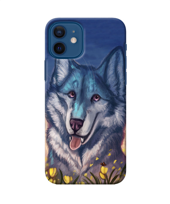 Cute Wolf Iphone 12 Back Cover
