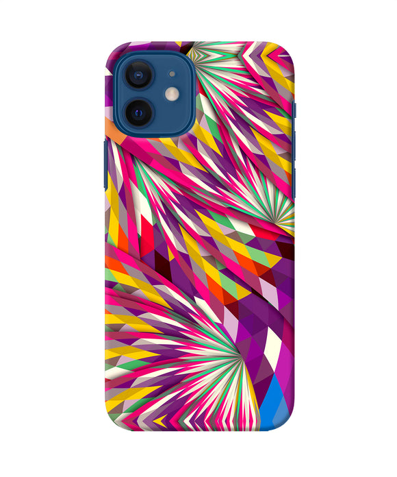 Abstract Colorful Print Iphone 12 Back Cover