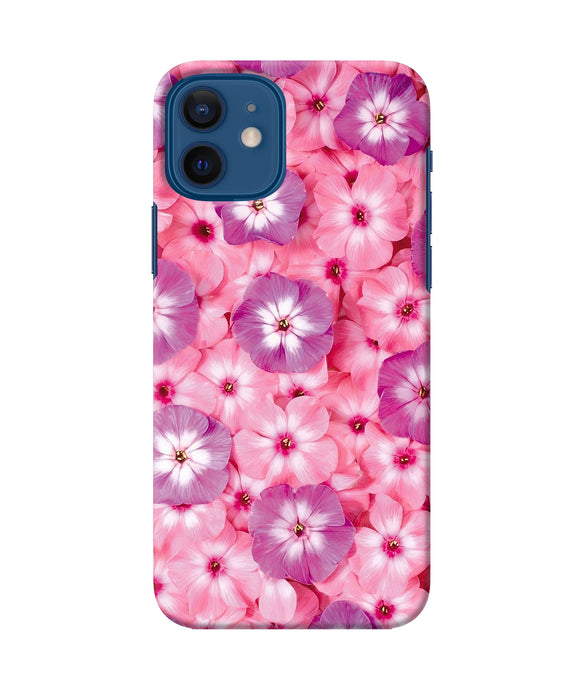 Natural Pink Flower Iphone 12 Back Cover