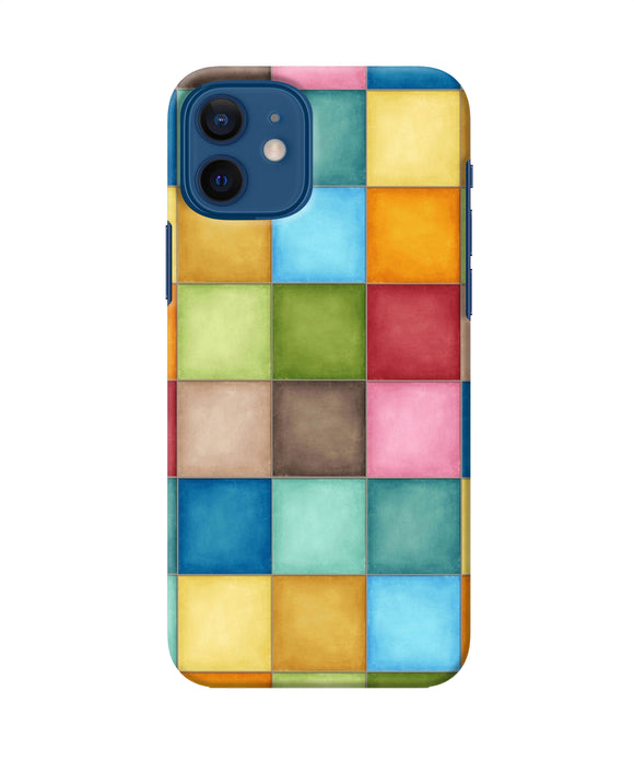 Abstract Colorful Squares Iphone 12 Back Cover