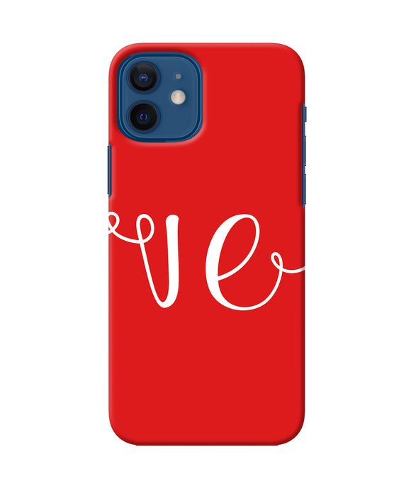 Love Two Iphone 12 Back Cover