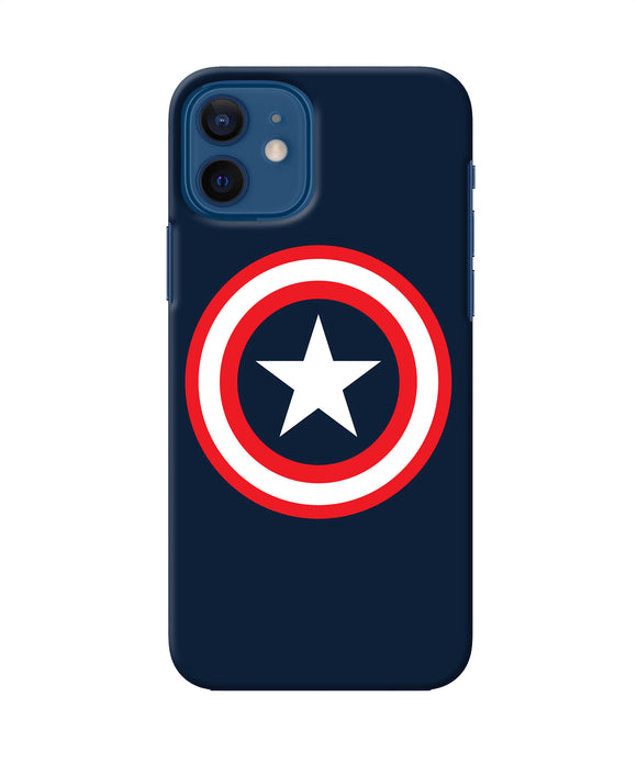 Captain America Logo Iphone 12 Back Cover