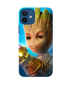 Groot Vs Thanos Iphone 12 Back Cover