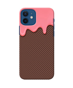 Waffle Cream Biscuit Iphone 12 Back Cover